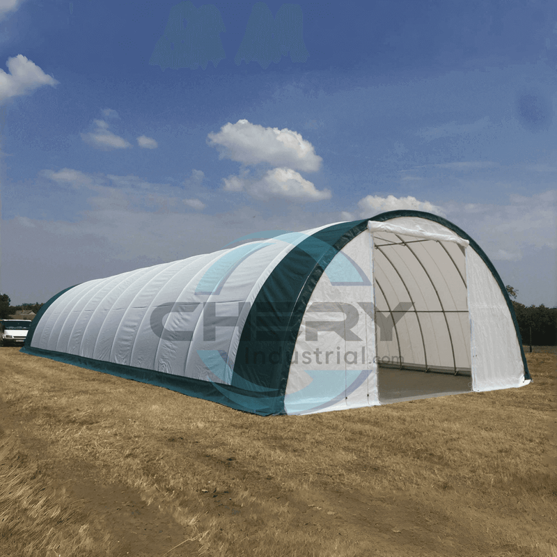 Single Truss Arch Storage Shelter W30'xL85'xH15'