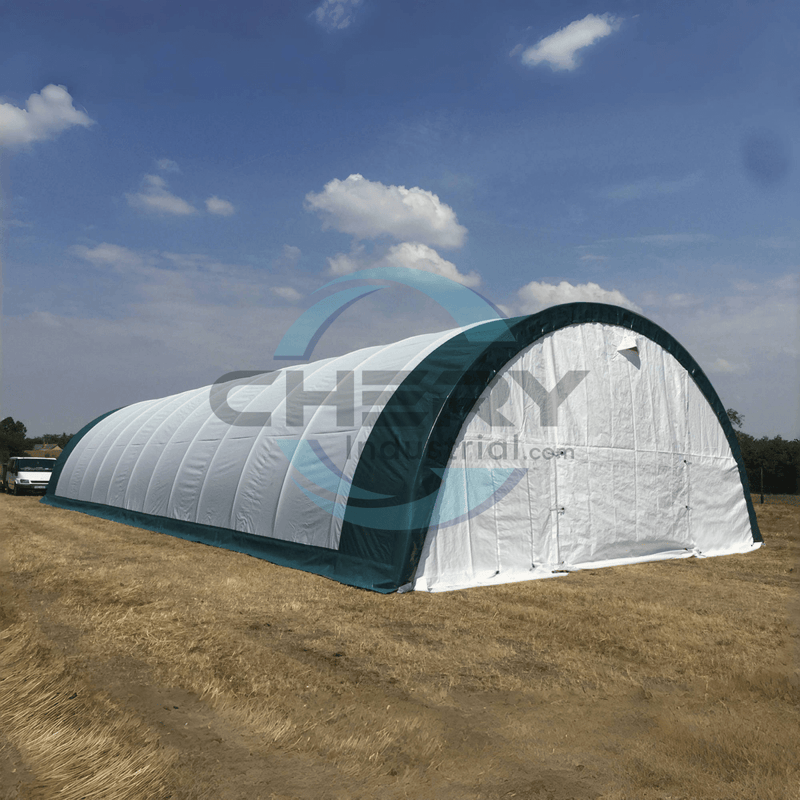 Single Truss Arch Storage Shelter W30'xL85'xH15'