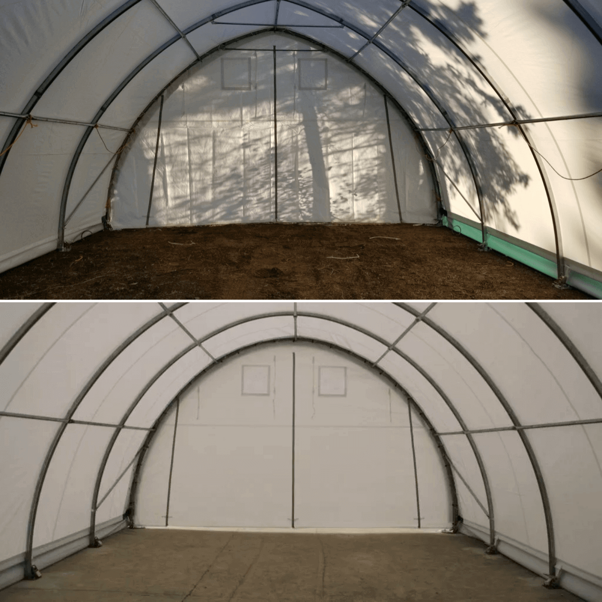 Single Truss Arch Storage Shelter W20'xL30'xH12'