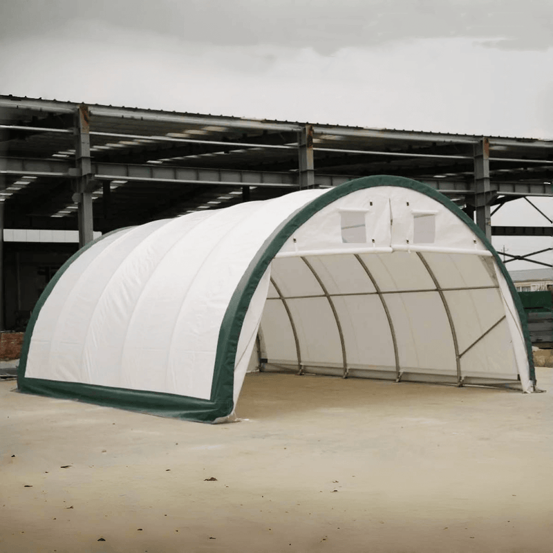Single Truss Arch Storage Shelter W20'xL42'xH12'
