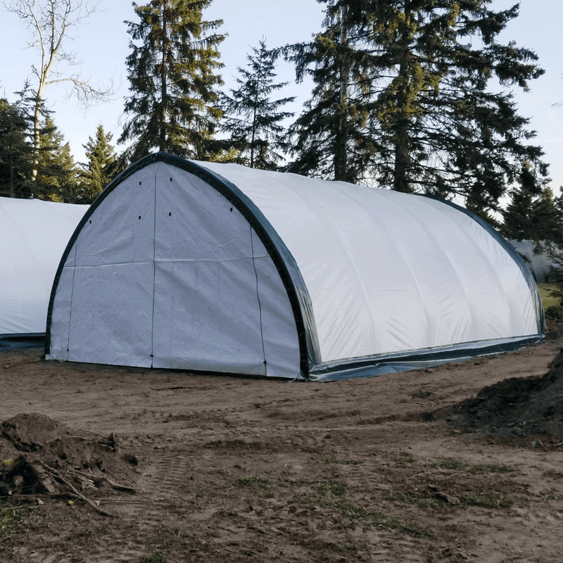 Single Truss Arch Storage Shelter W20'xL42'xH12'