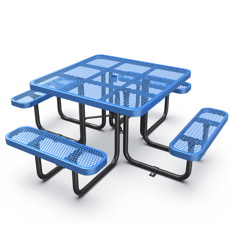 Square Metal Picnic Tables