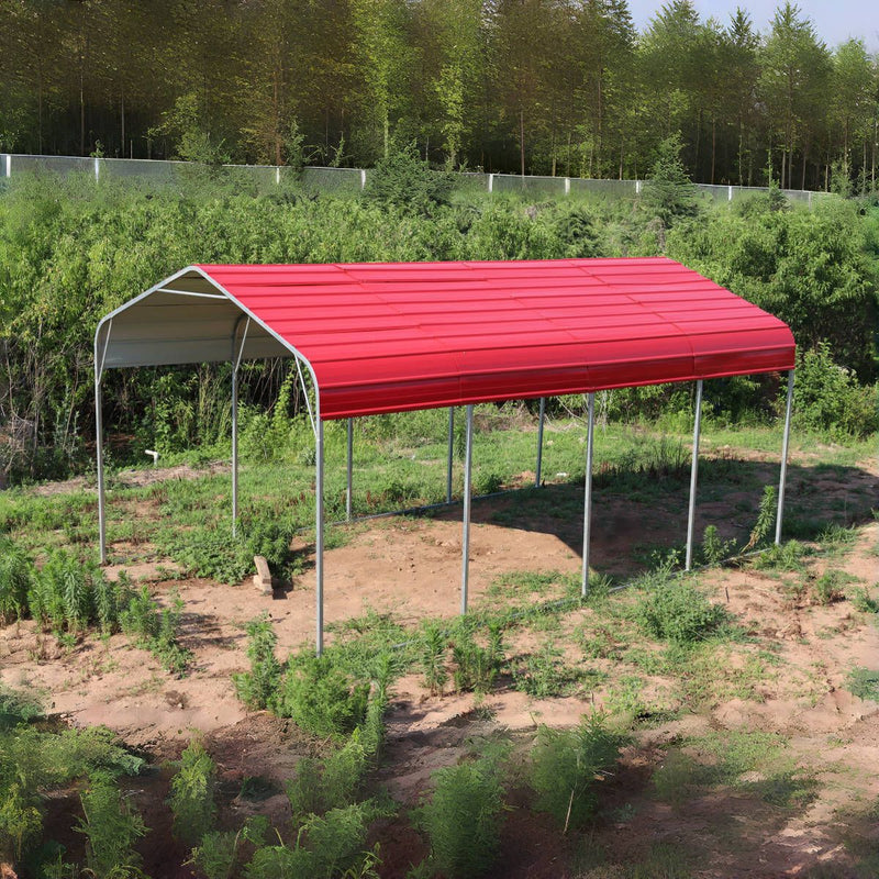 Classic Steel Carport W12' x L20'