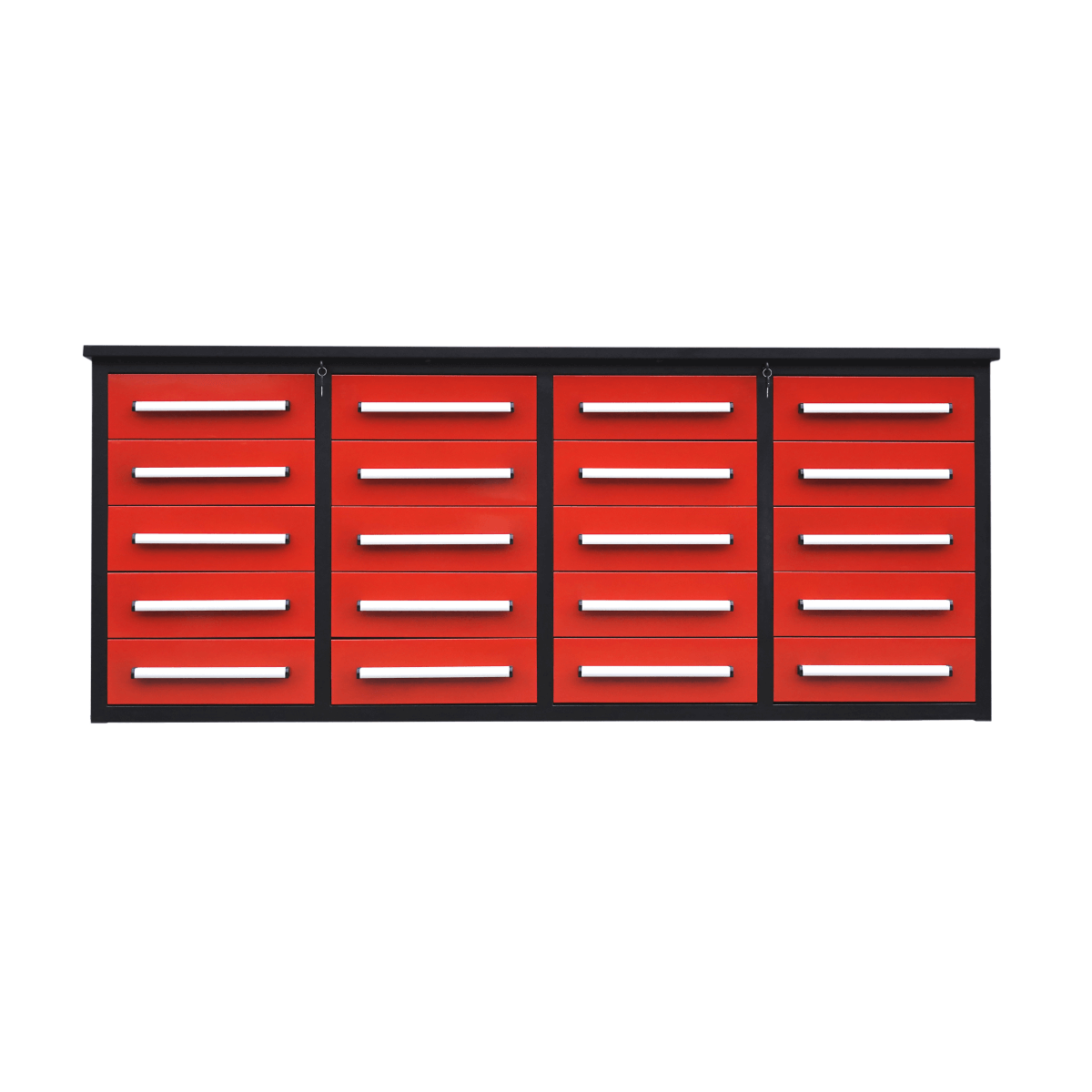 [BARGAIN] 7' Garage Storage Cabinets with Workbench (20 Drawers)