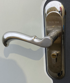 Lock for Portable Restroom, Unique Key