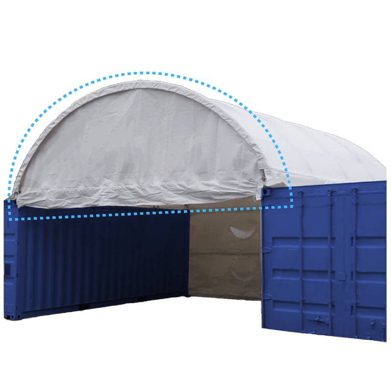 Half Panel for  W20' Container Shelters